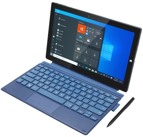 UNIWA WinPad BT101 Tablet PC 12 inch Wifi 128GB Blue (8GB RAM) - EU Plug with Keyboard & Stylus