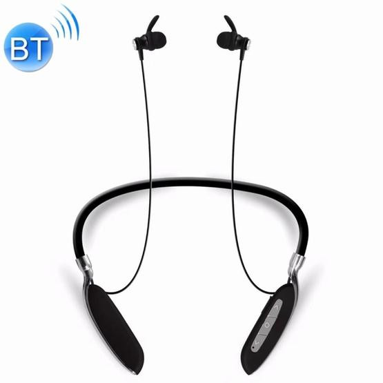 V89 Steel Wire Cord Earbuds Wireless Bluetooth V4.2 Sports Gym HD Stereo Headset with Mic(Black)