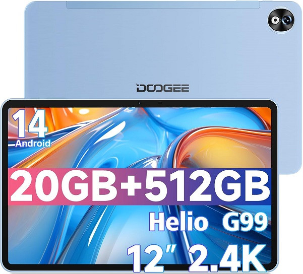 Doogee T40 Pro 12.0 inch LTE 512GB Blue (8GB RAM)