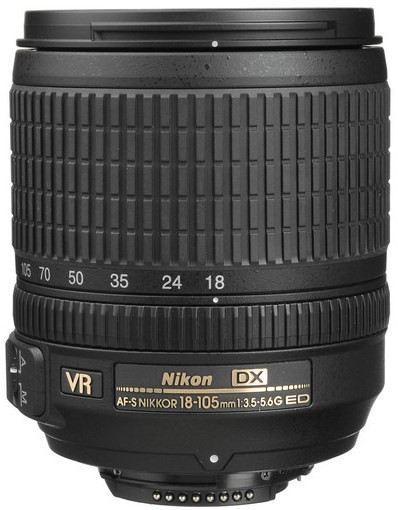Nikon AF-S DX 18-105mm f/3.5-5.6G ED VR (White box)
