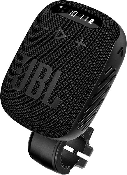 JBL Wind 3 FM Bluetooth Handlebar Speaker Black