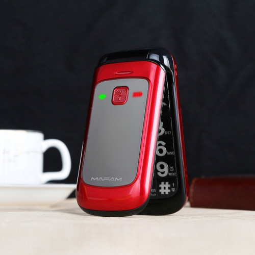 Mafam F138 Flip Phone Dual Sim 32MB Red (32MB RAM)