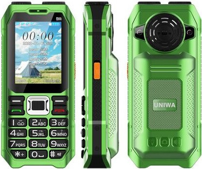 UNIWA M6000 Big Speaker Keypad Phone Quad Sim Green - AU Plug