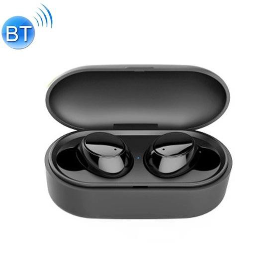 X9S TWS Bluetooth V5.0 Stereo Wireless Earphones with LED Charging Box (Black)