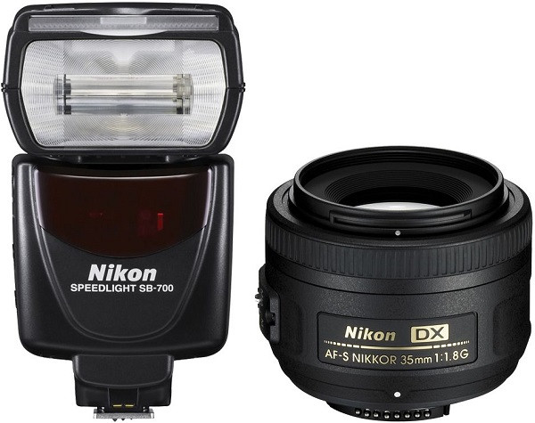 Nikon DX Speedlight Portrait Pack (35mm f/1.8G + SB700)
