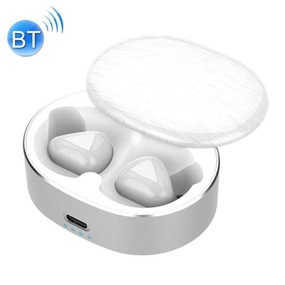 T50 6D Noise Reduction Bluetooth V5.0 Wireless Bluetooth Headphone (White)