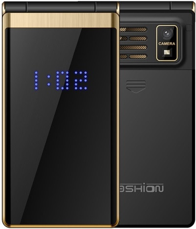 Mafam F120 Flip Phone Dual Sim 32MB Gold (32MB RAM)