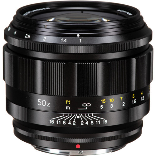 Voigtlander Nokton 50mm f/1.0 Aspherical Lens (Nikon Z Mount)
