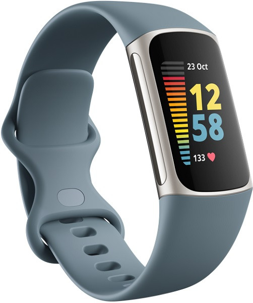 Fitbit Charge 5 Tracker Platinum with Blue Band