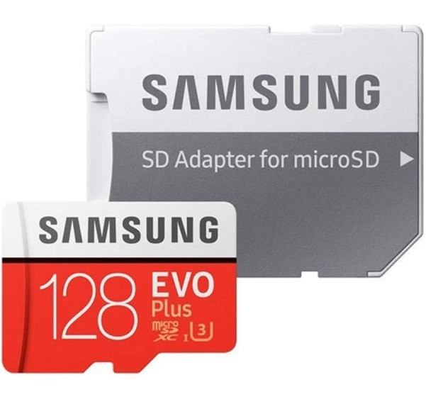 Samsung 128GB MicroSDHC EVO Plus 4K 100MB/s (With adapter)