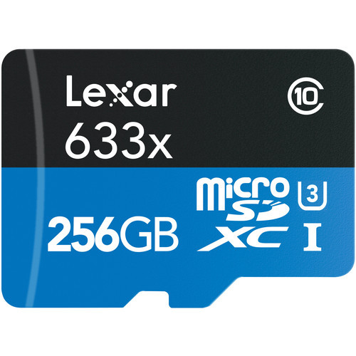 Lexar 256GB Professional 633X MicroSDXC