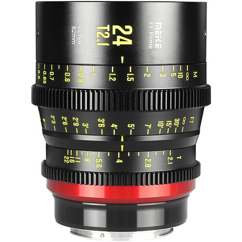 Meike 24mm T/2.1 Full Frame Prime Cine Lens (Sony E Mount)