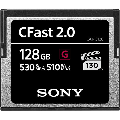 Sony CAT-G128 128GB CFast 2.0 G Series 530MB/s