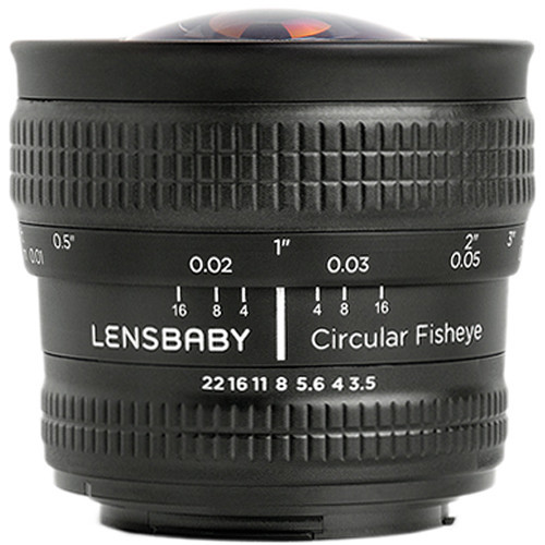 Lensbaby 5.8mm f/3.5 Circular Fisheye Lens (Canon EF Mount)