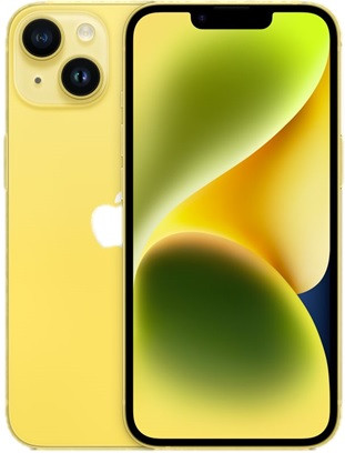 Apple iPhone 14 5G A2882 128GB Yellow (Nano Sim + eSIM)