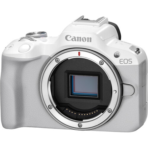 Canon EOS R50 White Body (Kit Box, Body Only) (No Adapter)