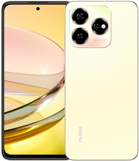 Nubia V60 Dual Sim 256GB Sunlit Gold (8GB RAM) - Global Version