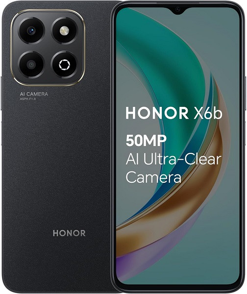 Honor X6b JDY-LX1 Dual Sim 256GB Midnight Black (12GB RAM) - Global Version