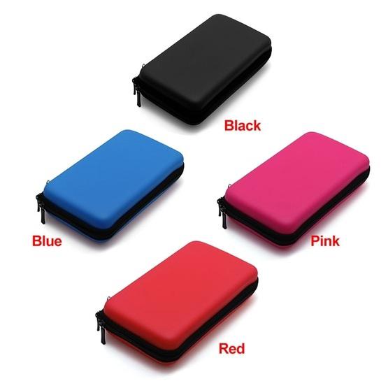 For Nintendo 2DS XL Hard EVA Protective Storage Case Cover Holder(Pink)