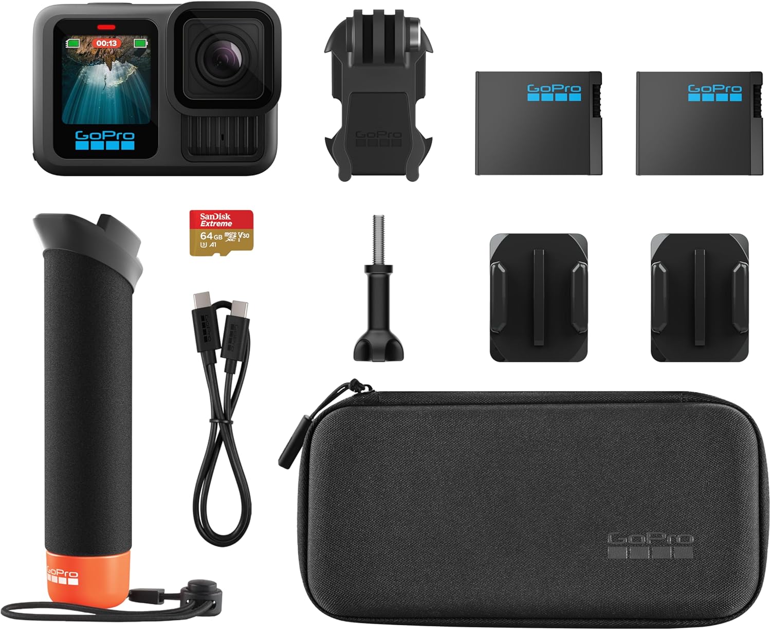 GoPro Hero 13 Black Accessories Bundle